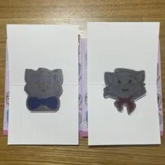 セリア ミラーシール おしゃれキャット2点セット