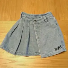 x-girl デニム プリーツスカート 110cm