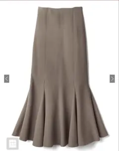 classicalelf カットツイルマーメイドスカート ブラウン XL