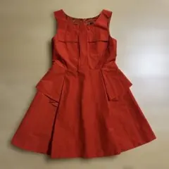 JILL STUART オレンジ ワンピース サイズ2 M 結婚式