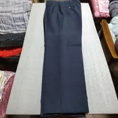 最終値下げ メンズダークブルー スラックス バックポケット付き (未使用)