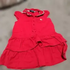 Burberry 赤 ワンピース 90cm