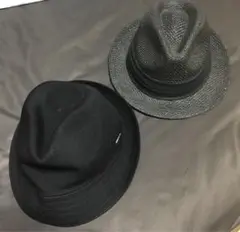 2点セット未使用品 KANGOL パイル ハット 帽子 カンゴール 黒