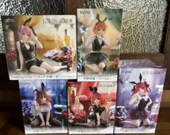 五等分の花嫁　desktop cute フィギュア5体セット