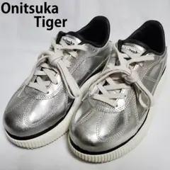 【未使用級】オニツカタイガー　デレシティ レディース　ピュアシルバー　23cmのサムネイル