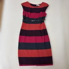 Calvin Klein ノースリーブひざ丈ワンピース