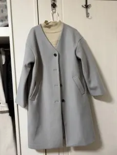 コムサイズム セット2点セット／コート＆ニット／11号／毛玉ありのためお得価格！