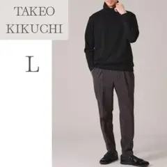 TAKEO KIKUCHI ブラックタートルネック カットソー トレーナー L