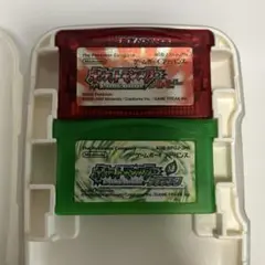 2点　ポケットモンスター　リーフグリーン　ルビー(ケース付き)
