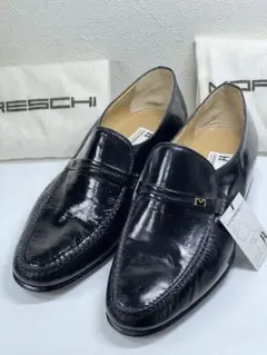 Moreschi モレスキ ローファー ブラック UK5.5 約24.5cm