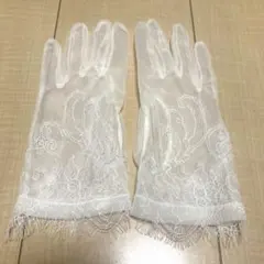 ウェディンググローブ　ショート　Cherie オフホワイト　CG-020/805