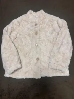 レディースファーボレロ　ベージュカラー ゆったり目