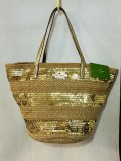 夏！ 新品！ケイトスペード　スパンコール トートバッグのサムネイル