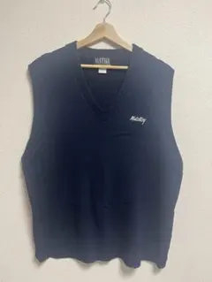 古着 ネイビー ベスト Mサイズ