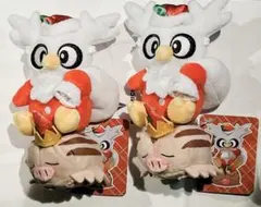 デリバード ウリムー マスコット ストラップ キーホルダー　クリスマス　2個
