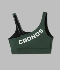 CRONOS スポーツブラ Lサイズ グリーンWOMEN BACK LOGO⭐︎