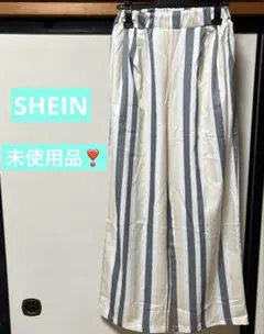 未使用品❣️完売商品❣️SHEINシーイン ストライプワイドパンツ　size L