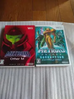 【動作未確認】任天堂Wii　メトロイド２本セット