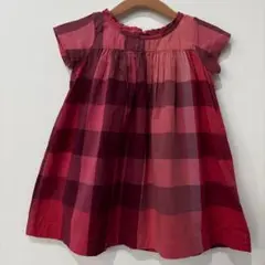 バーバリー⭐︎burberry女の子チェックワンピース１歳18m8085センチ