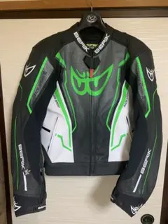 ベリック(50/L)革レザープロテクタージャケット連結ファスナー新品未