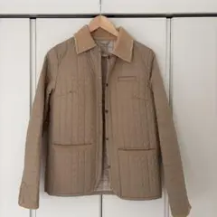 AIGLE ベージュ キルティングジャケット Mサイズ