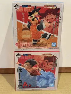 ドラゴンボール　一番くじ　ラストワン　孫悟空&孫悟飯じいちゃん　フィギュア