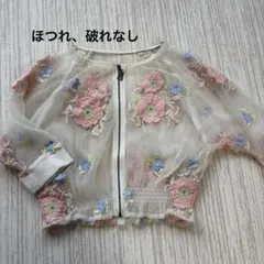 リリーブラウン　花柄刺繍 シアー ブラウス　カーディガン　結婚式　オケージョンのサムネイル