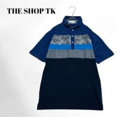 【THE SHOP TK】トップス/半袖ポロシャツ/迷彩柄/カジュアル/Lサイズのサムネイル
