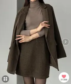 テーラードジャケット セットアップ