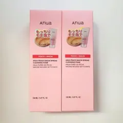 anua アヌア 桃 ナイアシン スプレッド クレンジングフォーム　２本セット
