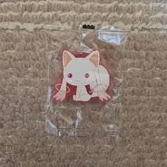 魔法少女まどかマギカ ぺたっとねじまきラバーキーホルダー/キュゥべえ