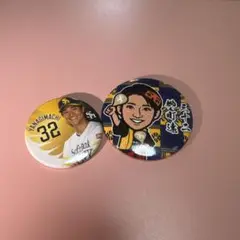 柳町達選手　32 缶バッジ