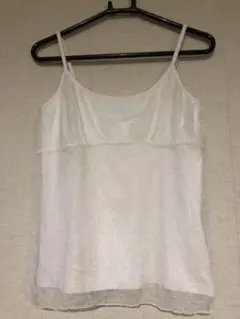 レース&カットソーキャミソール