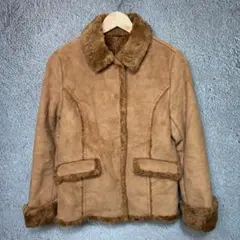 peyton place フェイク ムートンジャケット コート 裏ボア