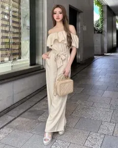 Rady オフショルコンビネゾン ベージュ M