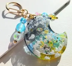 アンブレラ ドライフラワー キーホルダー チャーム 【期間限定お値下げ