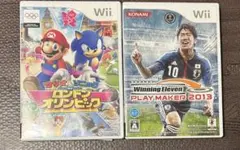 Wii ゲーム 2本セット マリオ&ソニックとウイニングイレブン
