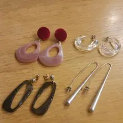 ピアス(両耳用) 　４点セット