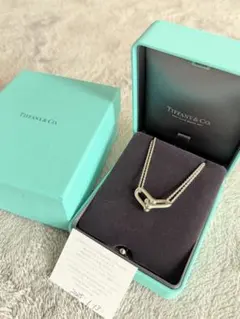 Tiffany&co ティファニー ハードウェア ダブルリンク ネックレス 