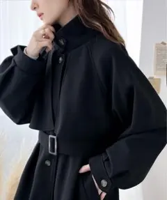 送料込み【試着のみ】classicalelf 2way ロング チェスターコート