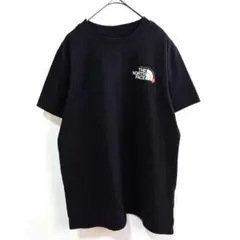 ノースフェイス Tシャツ 半袖 ボックスロゴ 花柄 ブラック ウィメンズ M