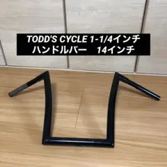 ハーレーTodds Cycle ハンドルバー1.25インチ/10インチ＋ホース類 
