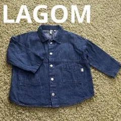 美品⭐︎LAGOM キッズ　デニムシャツ　サイズM