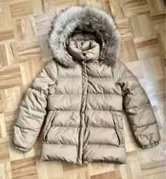 MONCLER モンクレールファー付きフードダウンジャケット サイズ00