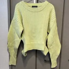 送料込 / SEAROOMLYNN / リブ編みライトグリーンセーターのサムネイル