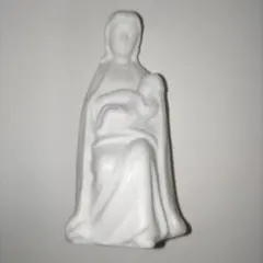 マリア像　壁掛け　陶器 聖母マリアの壁掛け 陶器製 聖母子像 マリア像 マリア様 アンティーク