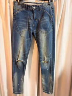 【未使用】NUMBER (N)INE DENIM 裾ZIP付