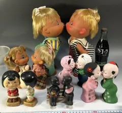 セキグチ 懐かしのセルロイド人形 復興版リボン少女 レトロ 1985年