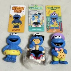 当時物 セサミストリート 振り子時計 置き時計 クッキーモンスター