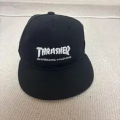THRASHER スケートボードマガジン キャップ ブラック